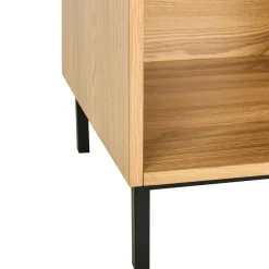 Boekenkasten|Boekenkasten-Leen Bakker LEANDRO - Opbergkast 4 planken - Lichtbruin - MDF