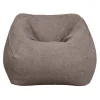 Zitzakken-Leen Bakker Lebel loungestoel Fay - taupe - 70x100x100 cm