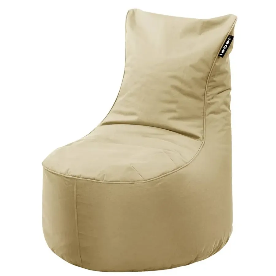 Lebel loungestoel mini - zand - 65x52x52 cm