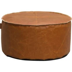 Lebel poef Jens - cognac - 60x30 cm
