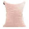 Zitzakken-Leen Bakker Lebel zitzak rib velours - roze - 100x150 cm