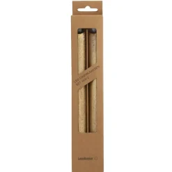 Leen Bakker LED dinerkaarsen goudkleurig 25 cm - 2 stuks