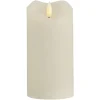 Leen Bakker LED kaars rustiek - off-white - 15xØ7,6 cm
