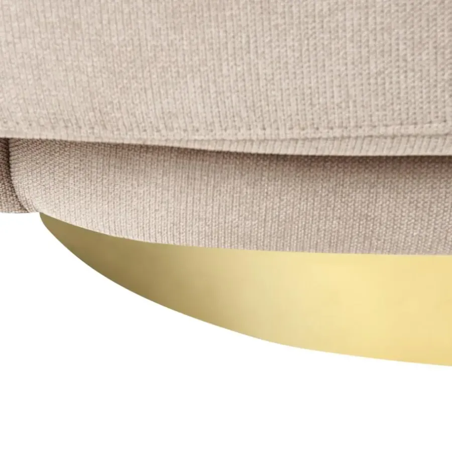 Fauteuils-Beliani LEJRE - Fauteuil - Taupe - Polyester
