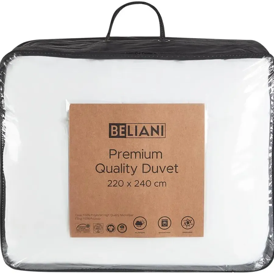 Beliani LEMBERG - Dekbed - Wit - 220 x 240 cm - Microvezels