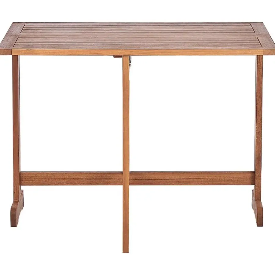 Beliani LENOLA - Bistroset voor 2 - Lichte houtkleur - Acaciahout