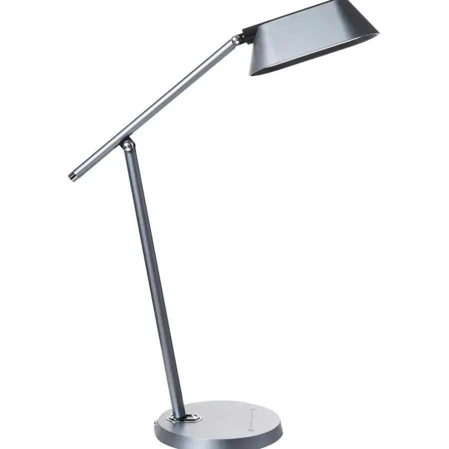 Bureaulampen|Bureaulampen-Leen Bakker LEONIS - Bureaulamp LED - Grijs - Synthetisch materiaal