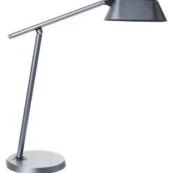 Bureaulampen|Bureaulampen-Leen Bakker LEONIS - Bureaulamp LED - Grijs - Synthetisch materiaal
