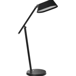 Bureaulampen|Bureaulampen-Leen Bakker LEONIS - Bureaulamp LED - Zwart - Synthetisch materiaal
