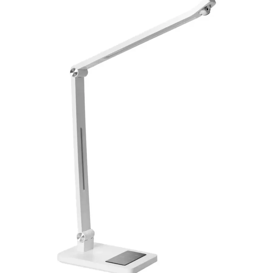 Leen Bakker LEPUS - Bureaulamp LED - Wit - Synthetisch materiaal
