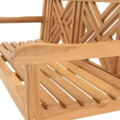 Les - Cross bank teak 150x64x92cm