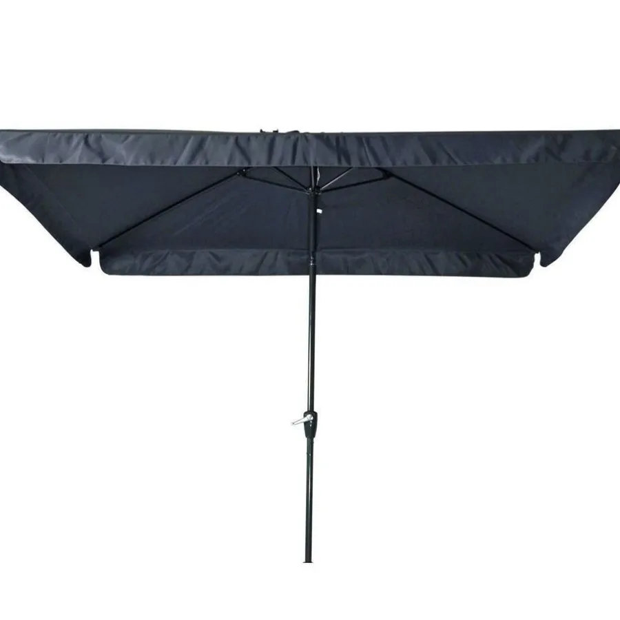 Parasols-Les - Libra parasol met volant grijs 3x2 m