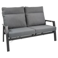 Loungebanken-Les - Loungebank Ohio 2-pers - grijs
