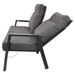 Loungebanken-Les - Loungebank Ohio 2-pers - grijs