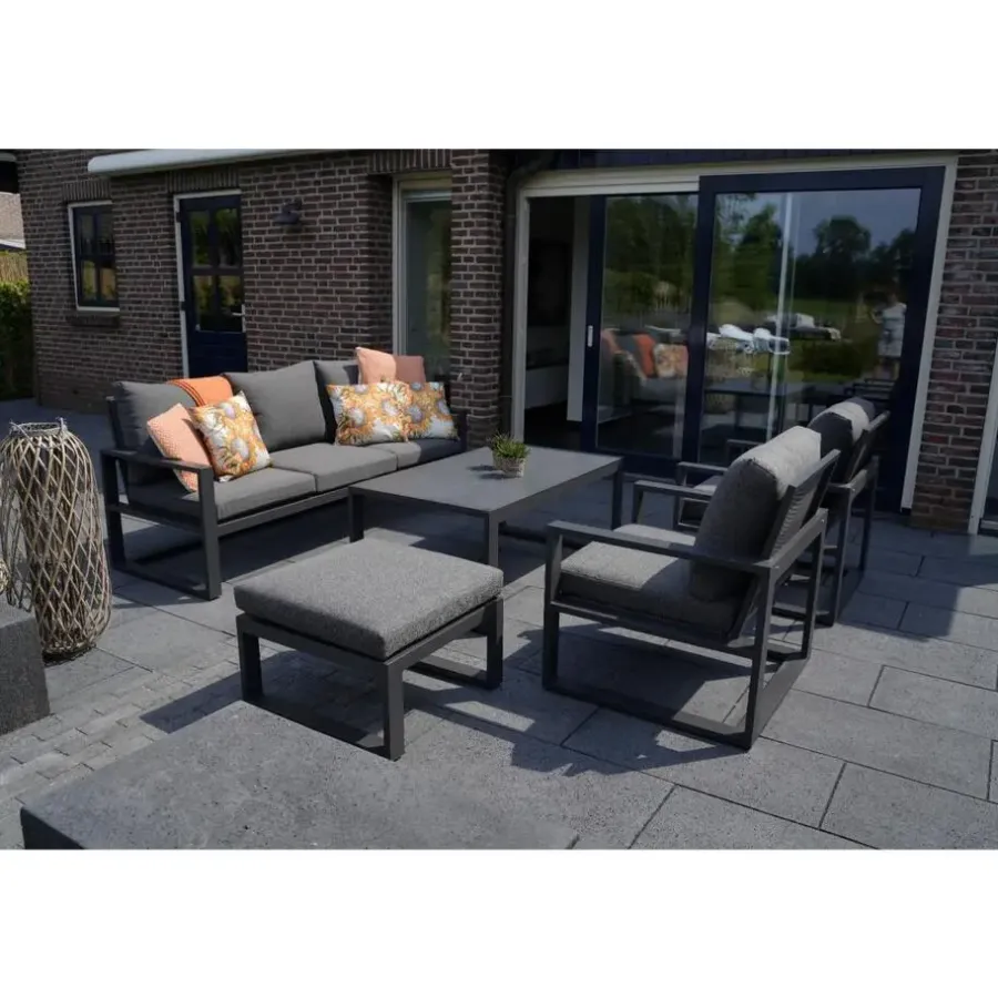 Loungebanken-Les - Loungebank Pina Colada nuance 209x80 cm - grijs