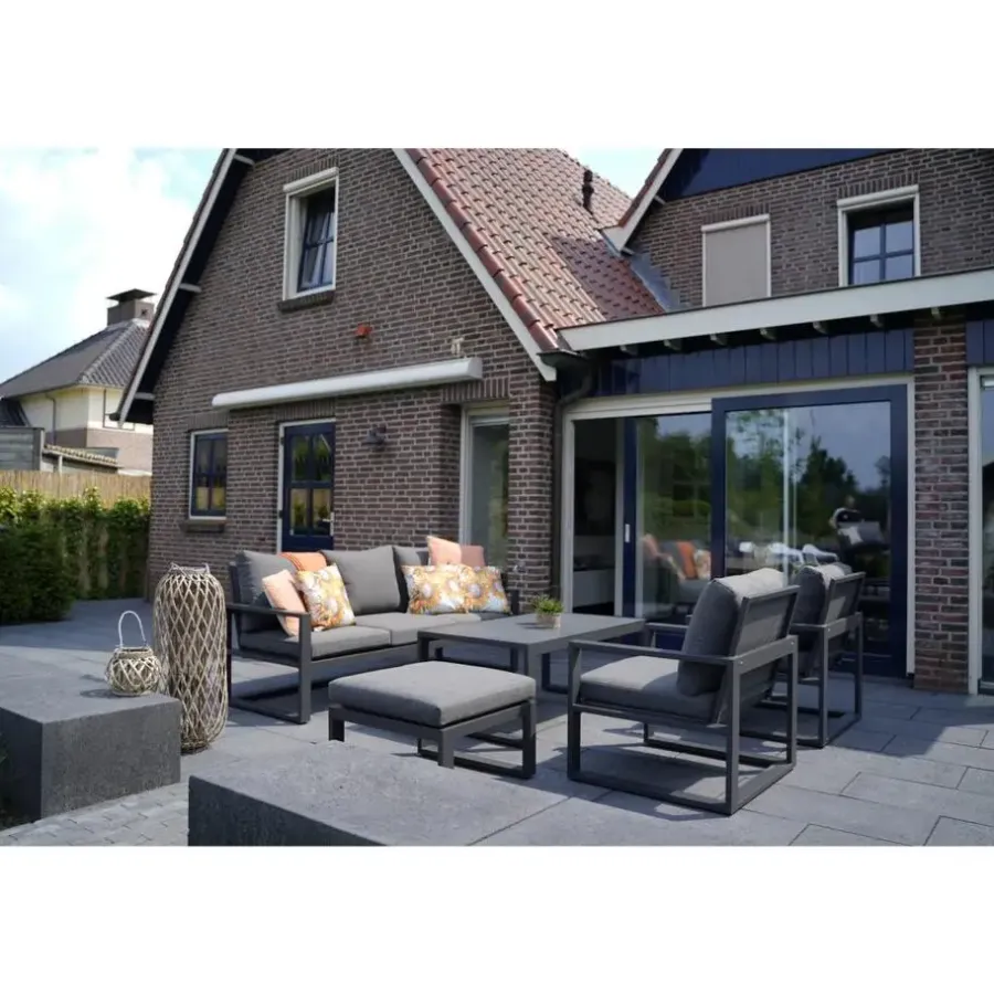 Loungebanken-Les - Loungebank Pina Colada nuance 209x80 cm - grijs