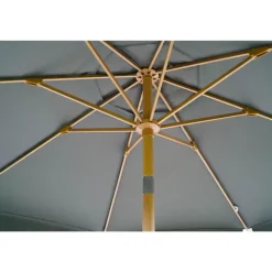 Parasols-Les - Parasol Libra houtlook Ø3mtr - grijs