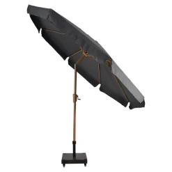 Parasols-Les - Parasol Libra houtlook Ø3mtr - grijs