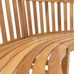 Les - Ronde bank teak 200x53x92cm