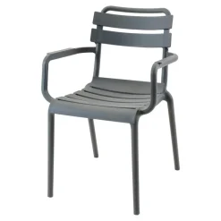 Tuinstoelen-Les - Torvi stapelstoel - grijs