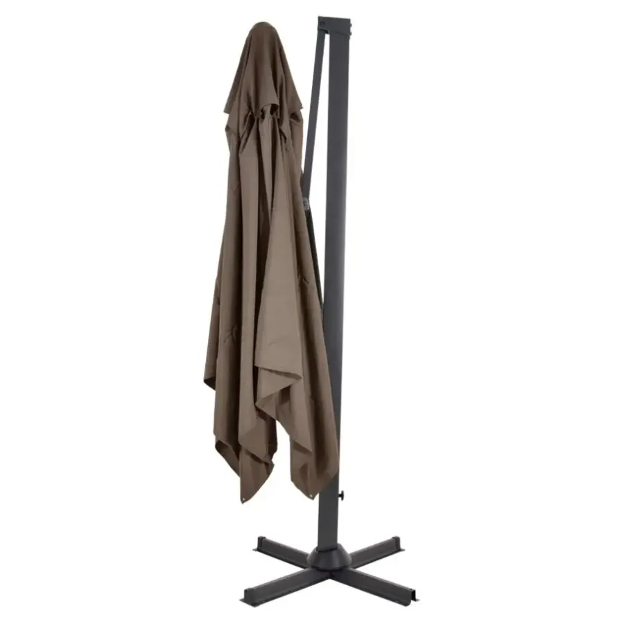 Les - Zweefparasol Taurus 3x3mtr - taupe