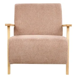 Fauteuils-Beliani LESJA - Fauteuil - Roze - Stof