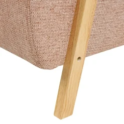 Fauteuils-Beliani LESJA - Fauteuil - Roze - Stof
