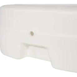 Outdoor Living Lesli Living Parasolvoet met wieltjes - wit - 48 x 48 cm - 50 liter