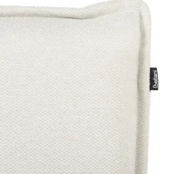 2-Persoons Bedden-Beliani LESTRE - Tweepersoonsbed - Gebroken wit - 160 x 200 cm - Linnen
