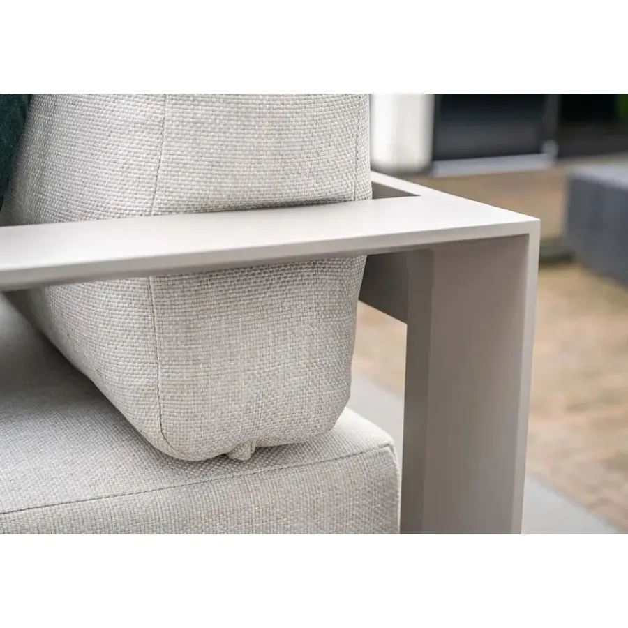 Tuinstoelen-Garden Impressions Levanto lounge fauteuil - taupe - valley san