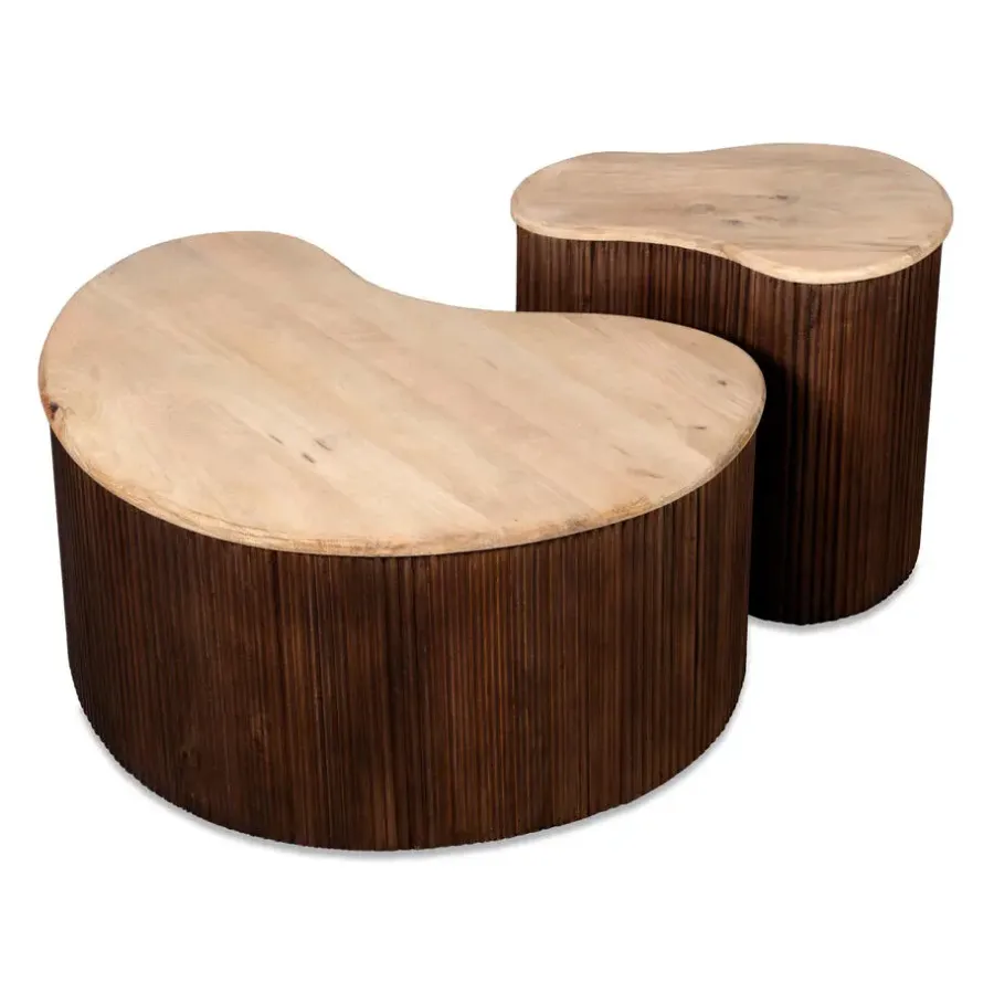 Lewis & Loft Salontafel Lena – Maat L – Mangohout – Bruin
