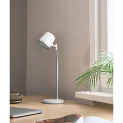 Bureaulampen|Bureaulampen-Leen Bakker LIBRA - Bureaulamp LED - Wit - Synthetisch materiaal