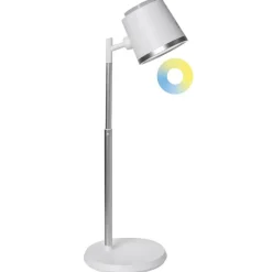 Bureaulampen|Bureaulampen-Leen Bakker LIBRA - Bureaulamp LED - Wit - Synthetisch materiaal
