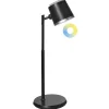 Leen Bakker LIBRA - Bureaulamp LED - Zwart - Synthetisch materiaal