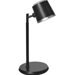 Leen Bakker LIBRA - Bureaulamp LED - Zwart - Synthetisch materiaal