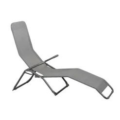 Leen Bakker Ligbed Parma - antracietgrijs - 149x60x102 cm