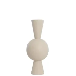Light & Living - Chedi vaas deco Ø30x75 cm - mat lichtgrijs