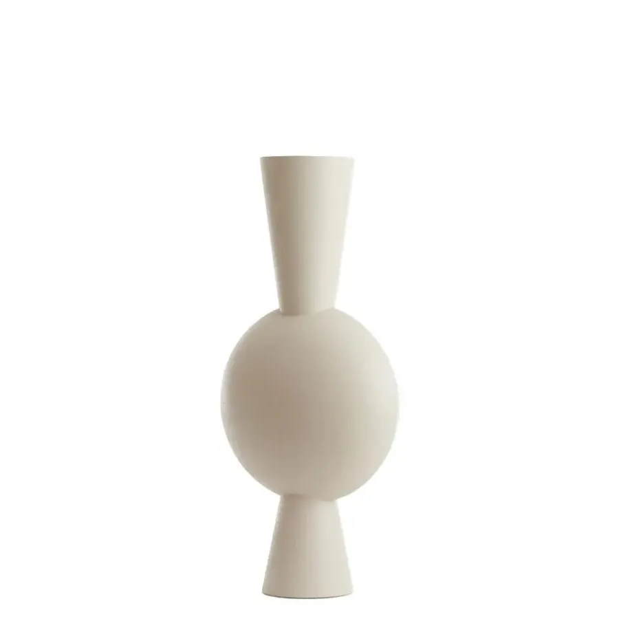 Light & Living - Kavandu vaas deco 37,5x22x81 cm - crème