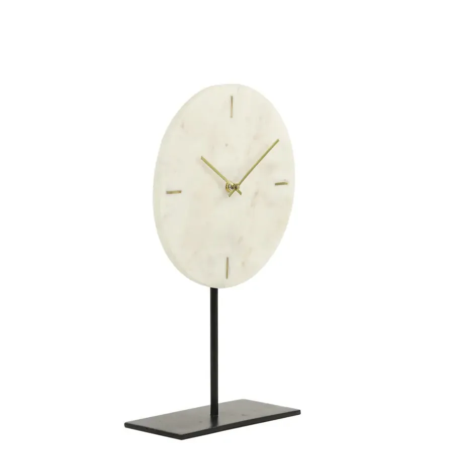 Light & Living - Klok MORENO - 25.5x10x42.5cm - Wit