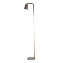 Staande Lampen-Light & Living - Salomo vloerlamp 32,5x23x147 cm - hout print