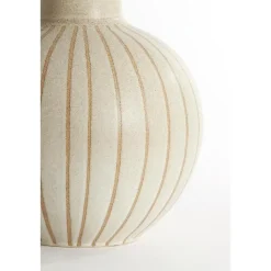 Light & Living - Ulloa vaas deco Ø34x52 cm - keramiek mat zand/bruin