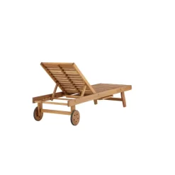 Fjôrd Ligstoel Naturel Hout - 200x63x35cm - Luzon