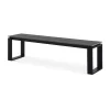 Leen Bakker Lisomme Abel tuinbank grijs - 180 x 43 cm