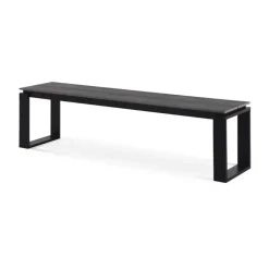 Leen Bakker Lisomme Abel tuinbank grijs - 180 x 43 cm