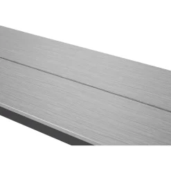 Leen Bakker Lisomme Abel tuinbank grijs - 180 x 43 cm