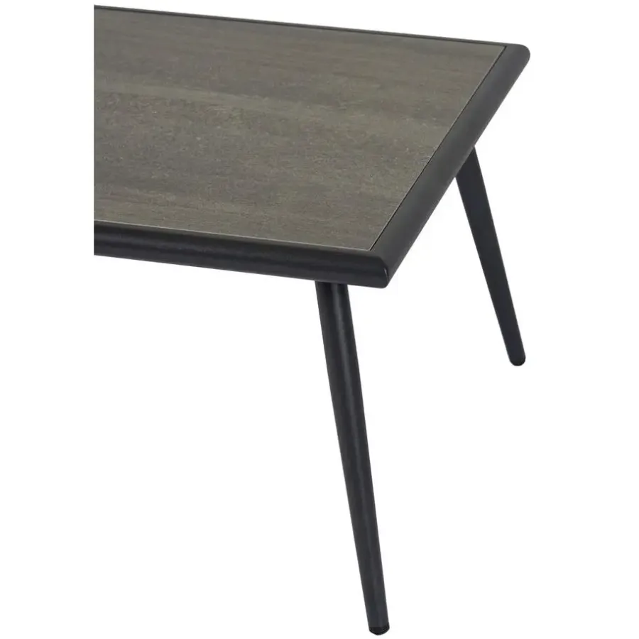 Loungesets-Leen Bakker Lisomme Christel 4 delige tuin loungeset donkergrijs