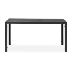 Leen Bakker Lisomme Stan tuintafel zwart - 150 x 90 cm