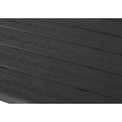 Leen Bakker Lisomme Stan tuintafel zwart - 150 x 90 cm