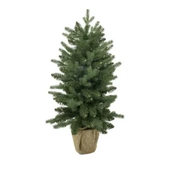 Kerstbomen-Little Grove Noorse Spar Kleine Kunstkerstboom - Ø61x90 cm