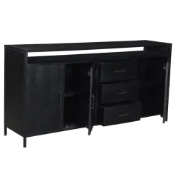 Livingfurn - Dressoir Kala Open 180 cm - Mangohout